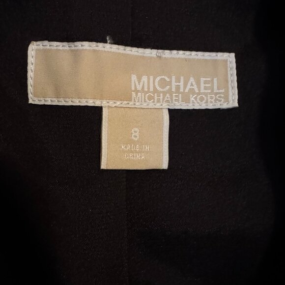 Michael Kors Leopard Print Tuxedo Jacket - Picture 3 of 4